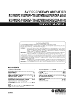 Yamaha HTR-5650-5650-RDS - Service Manual